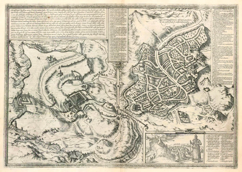 Jerusalem, by Georg Braun and Frans Hogenberg.