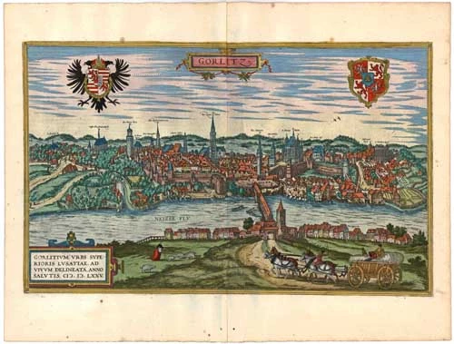 Gorlitz, by Georg Braun and Frans Hogenberg.