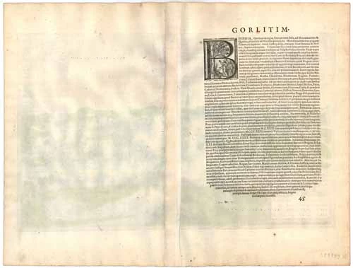Gorlitz, by Georg Braun and Frans Hogenberg.