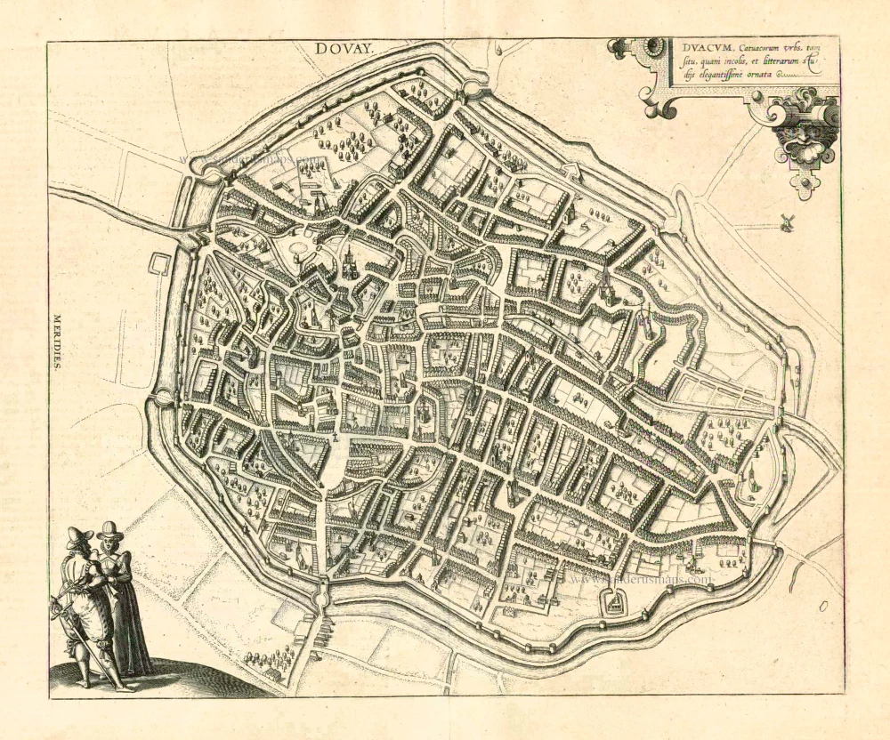 Duacum, Catuacorum Urbs, tam situ, quam incolis, et litterarum studijs elegantissime ornata