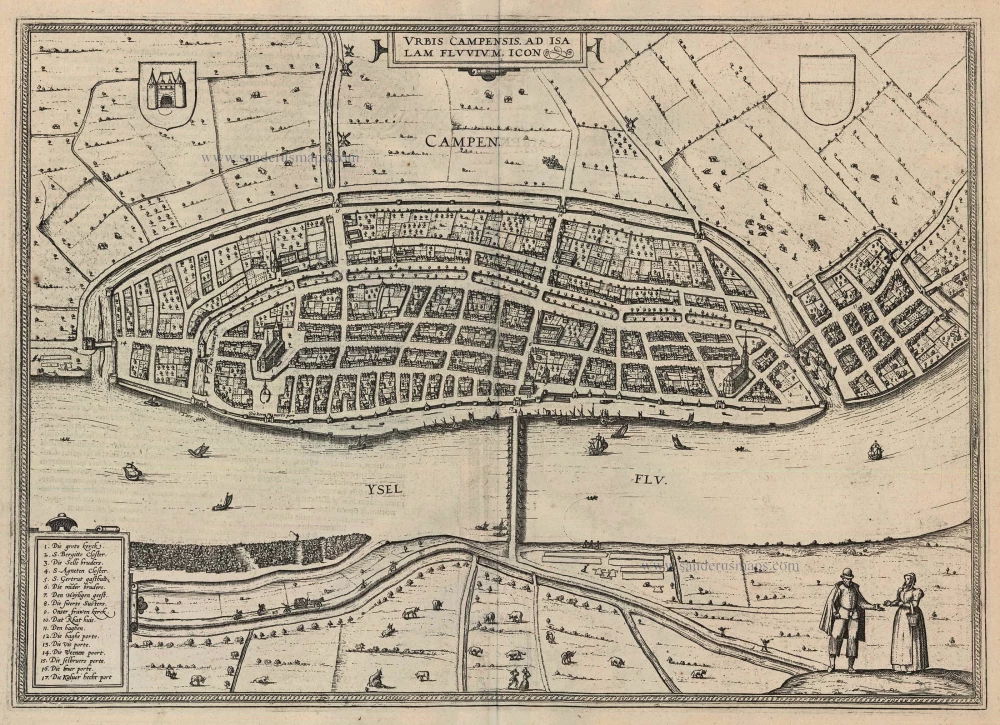 Kampen by Braun and Hogenberg.