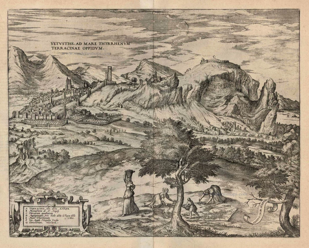 Terracina by Braun and Hogenberg.