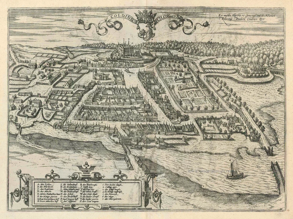 Kolding by Braun and Hogenberg