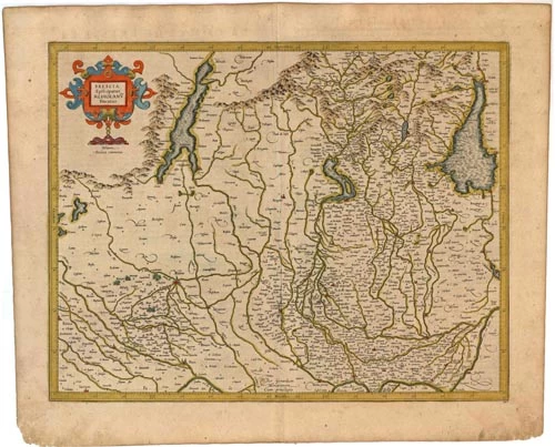 Brescia - Milano, by Gerard Mercator.