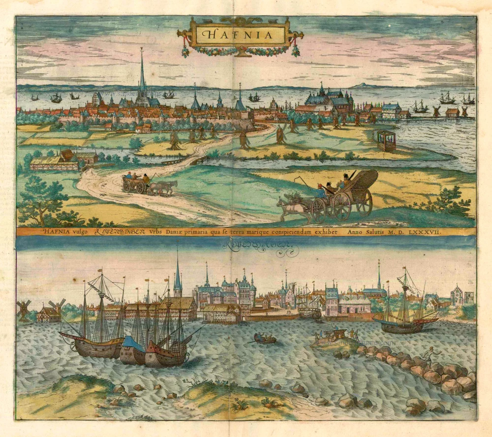 Copenhagen, by Georg Braun and Frans Hogenberg.