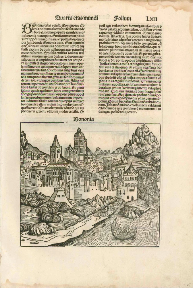 Bologna by Hartmann Schedel.