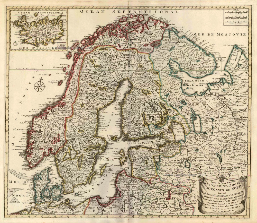 Scandinavia par R. & I. Ottens.