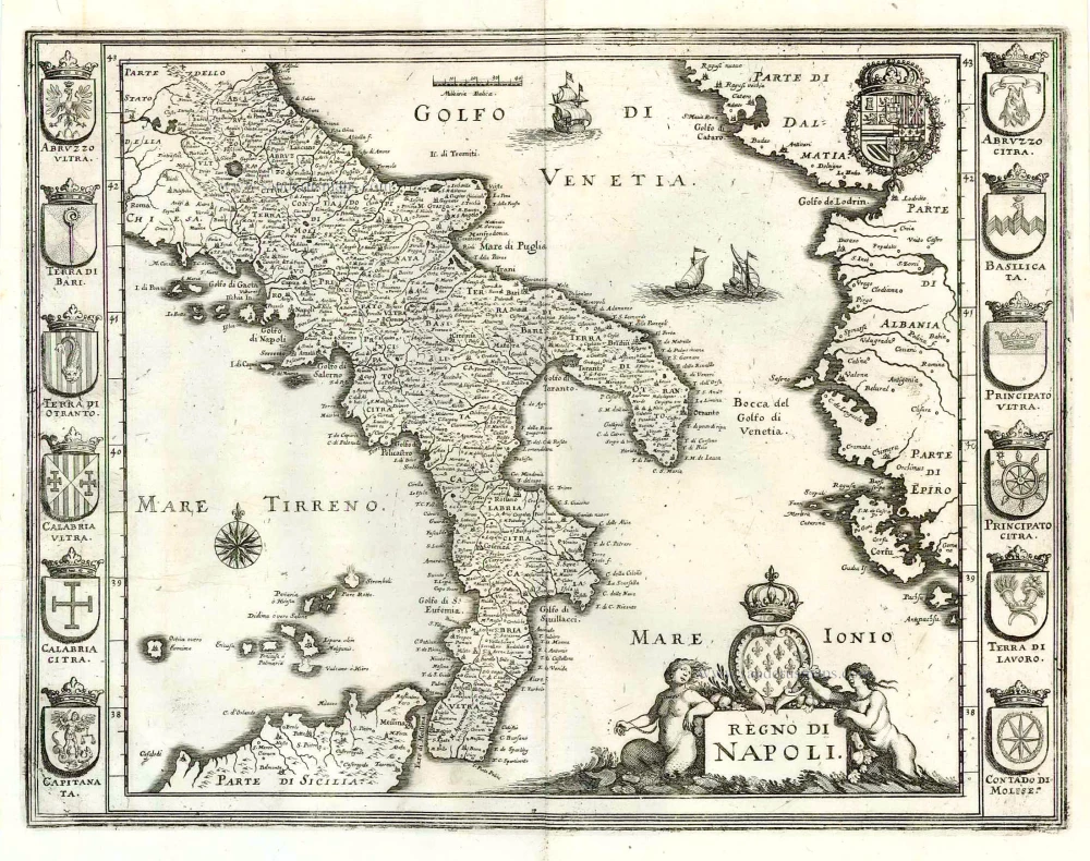 Southern Italy, by M. Merian.