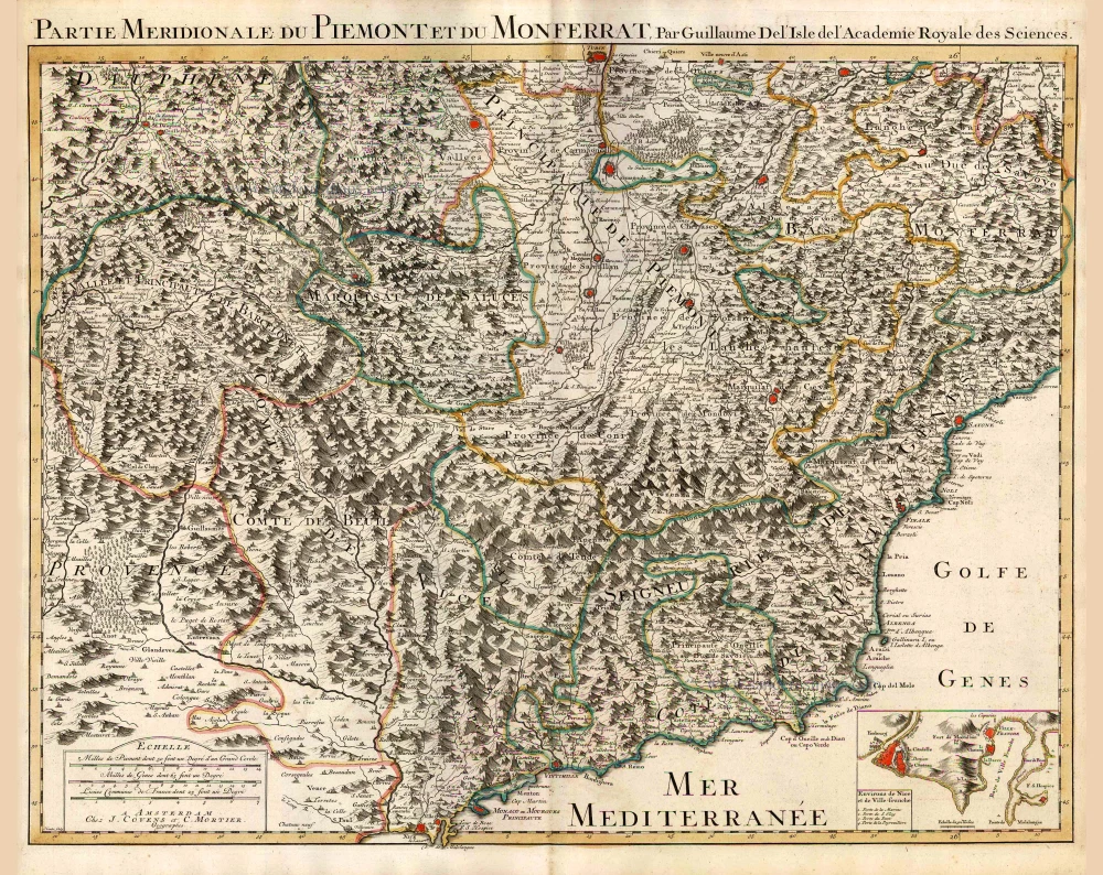 Partie Meridionale du Piemont et du Monferrat.