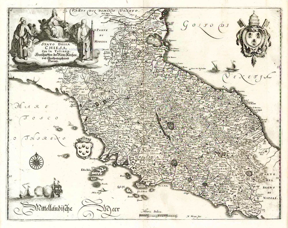 Central Italy, by M. Merian.