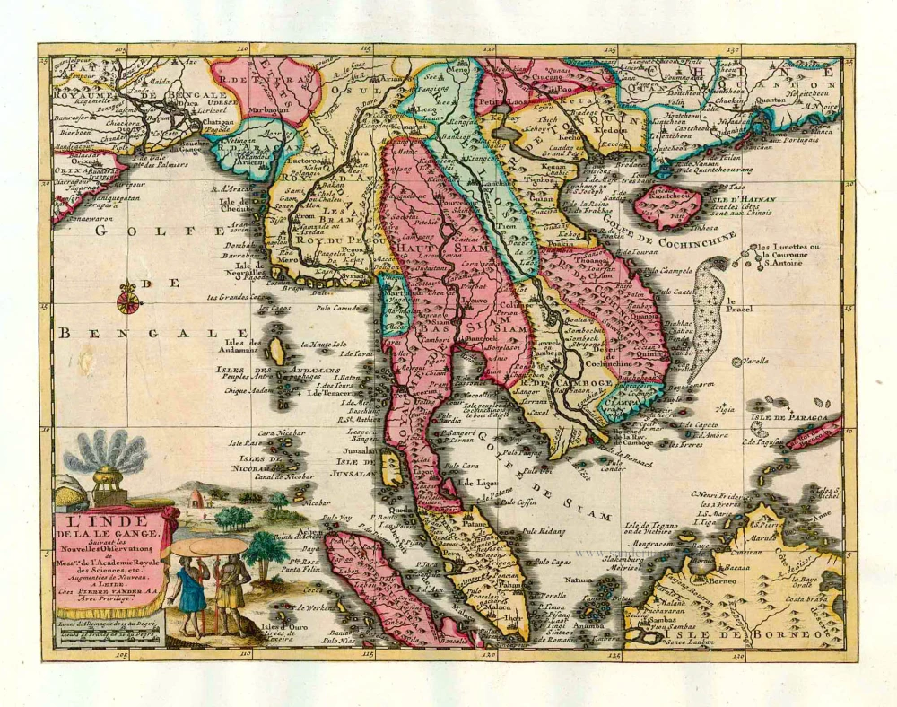 Southeast Asia, by Pieter van der Aa.