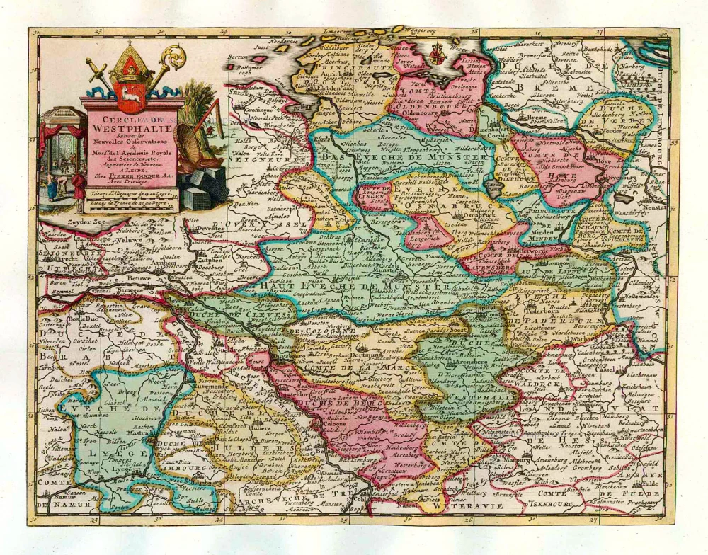 Westfalen, by Pieter van der Aa.