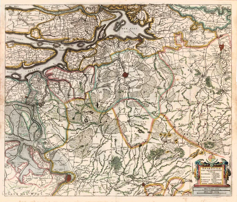 Brabantiae Pars Septentrionalis Continens ...