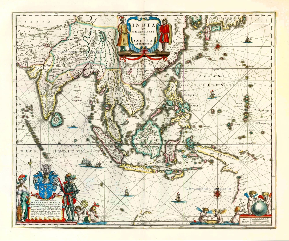 Southeast Asia by Willem & Joan Blaeu