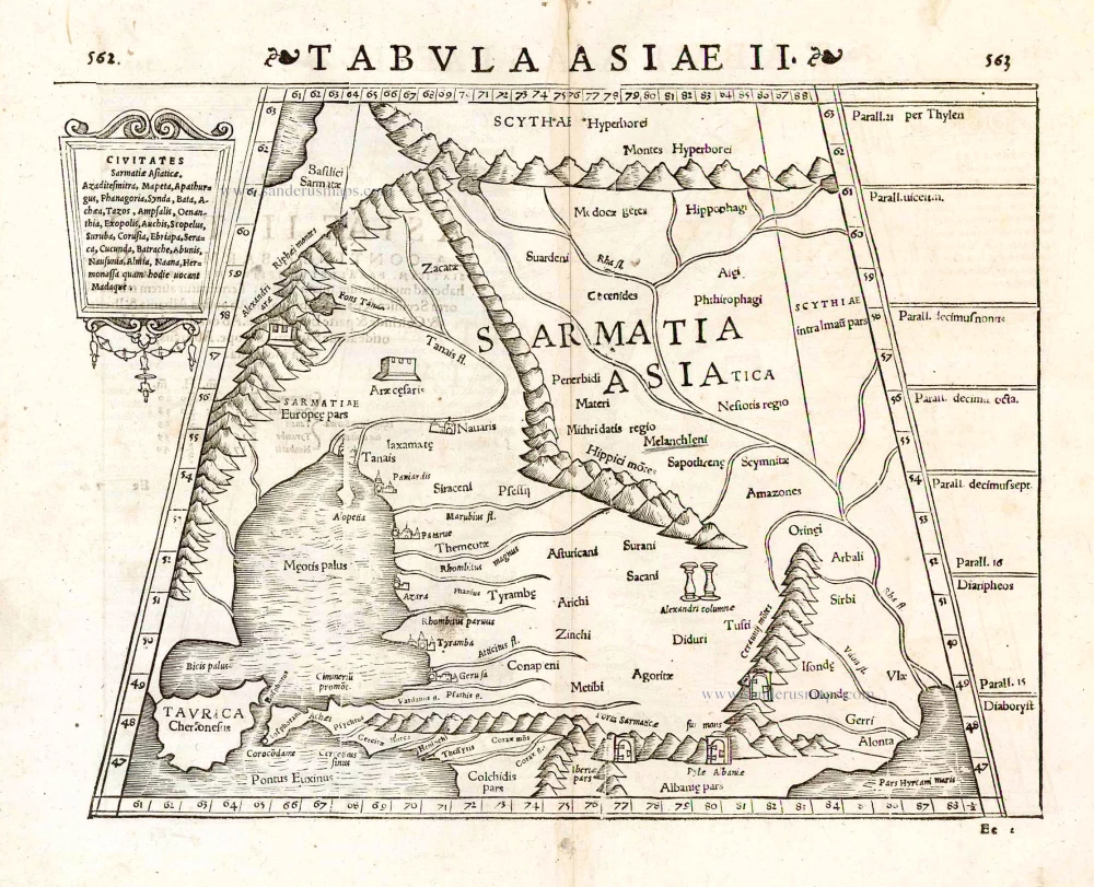 The Caucasus, by Sebastian Münster.