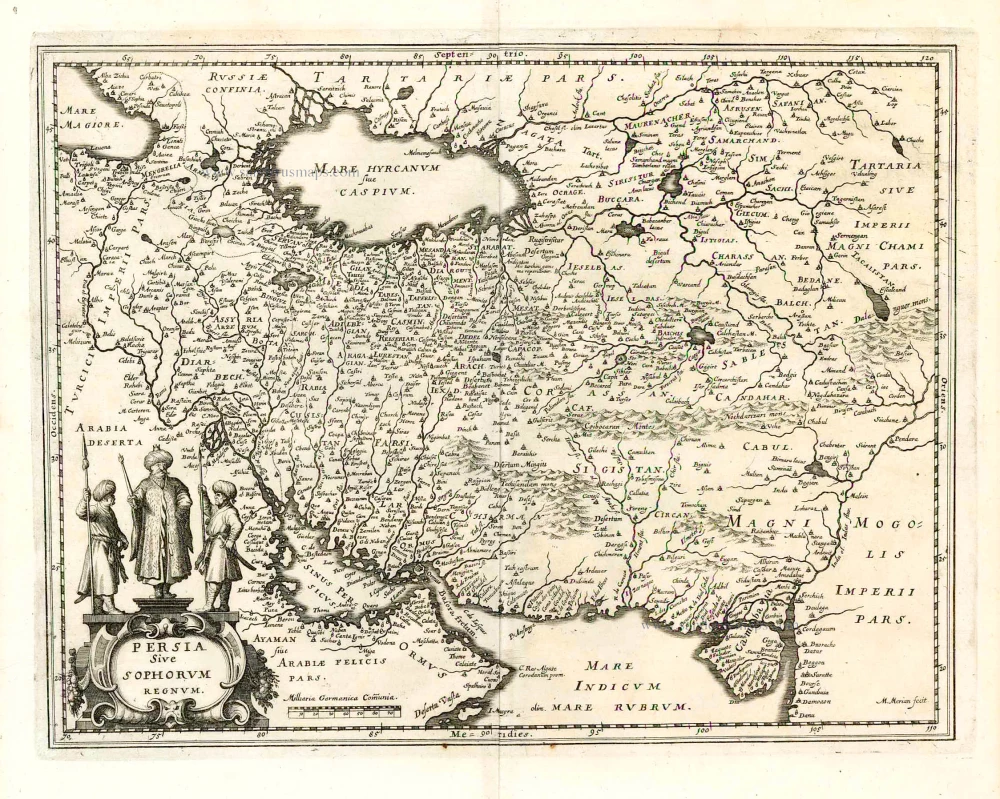 Persia, by Matthäus Merian.