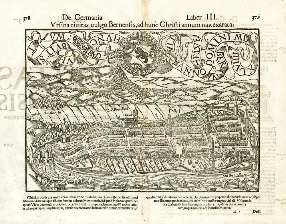 Bern, by Sebastian Münster.