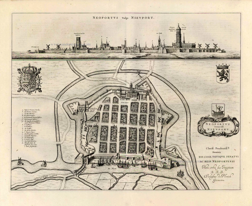 Nieuwpoort, by Antonius Sanderus