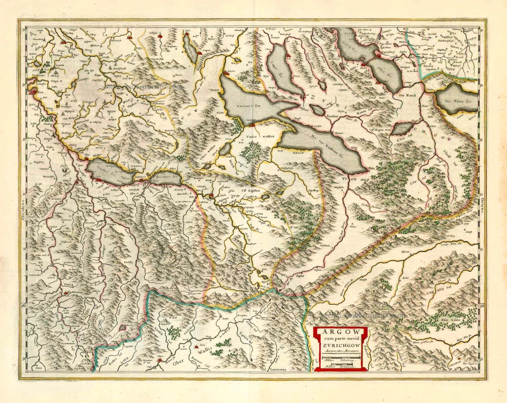 Aargau, by Joan Blaeu.