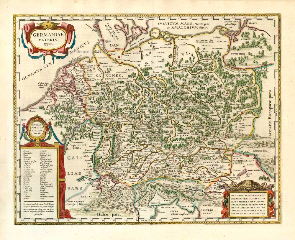 Ancient Germania, by Willem Blaeu.
