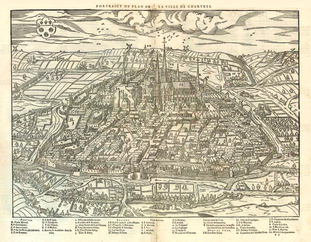 Chartres, by de François Belleforest.