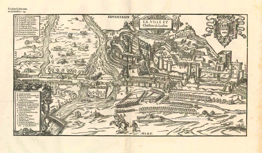 La Ville et Chasteau de Loches.