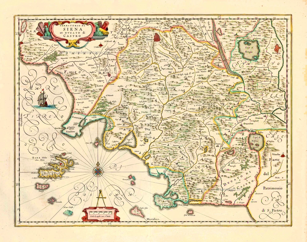 Territorio di Siena et Ducato di Castro.