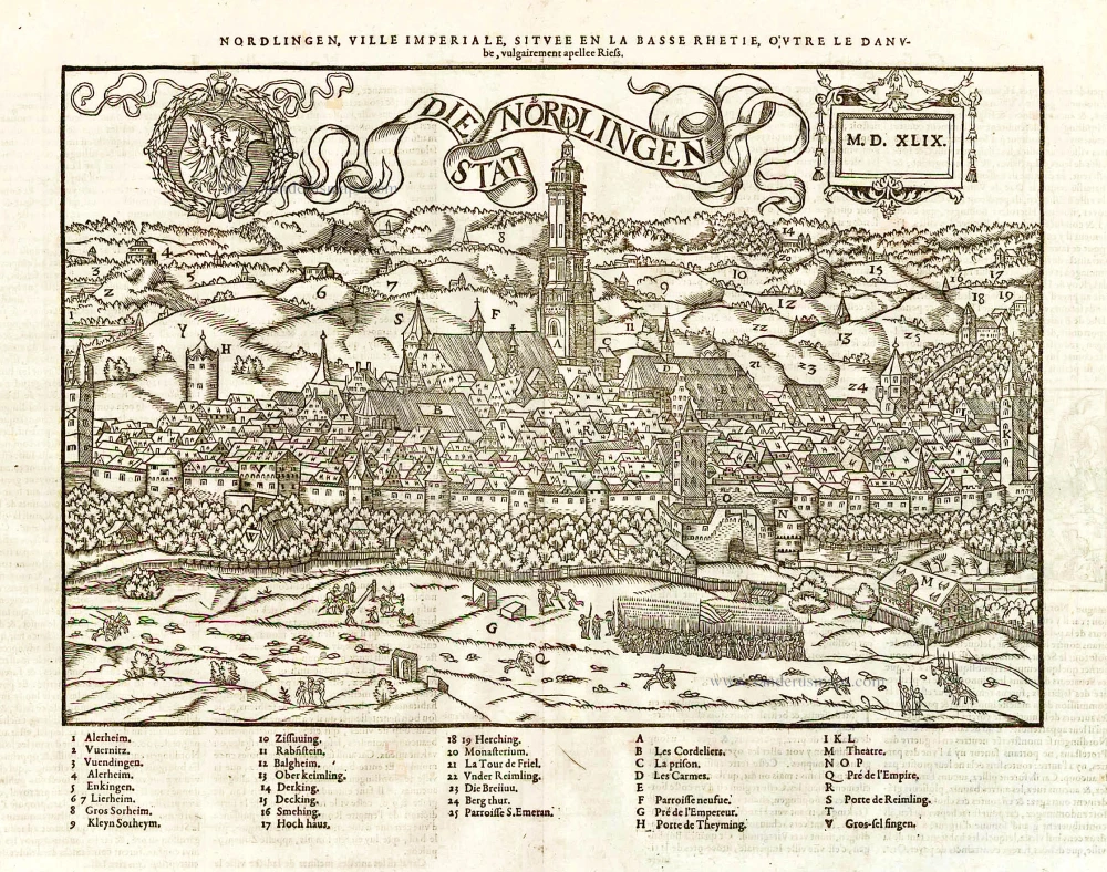 Nördlingen, by François de Belleforest.