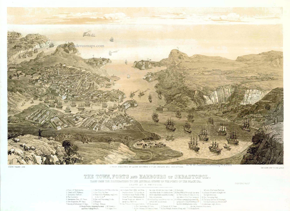 Sebastopol (Ukraine), by H. Whittock.