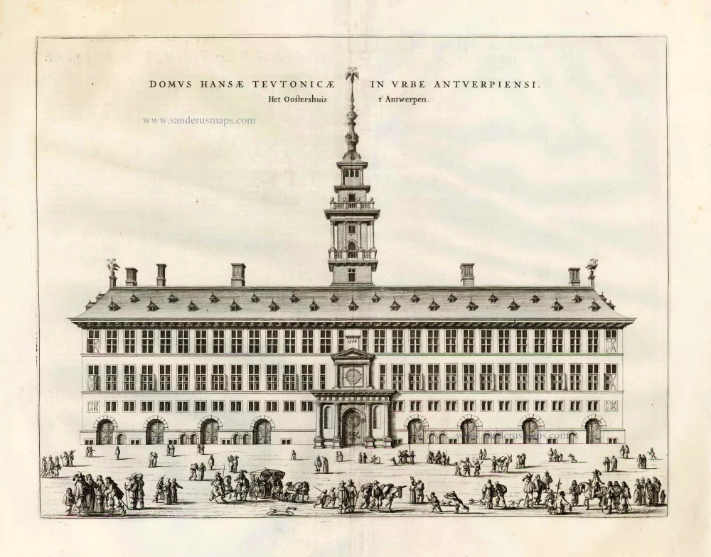 The Hanse in Antwerp, by Joan Blaeu.