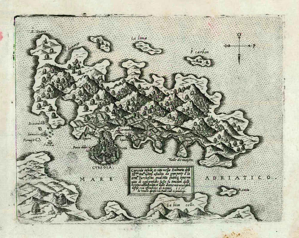 Curciola insula et citta nella Dalmatia ...