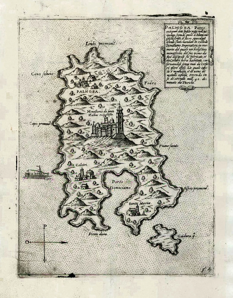 Patmos by Giovanni Francesco Camocio