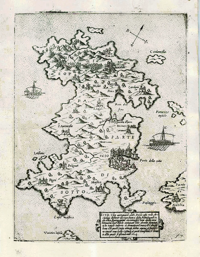 Chios by Giovanni Francesco Camocio