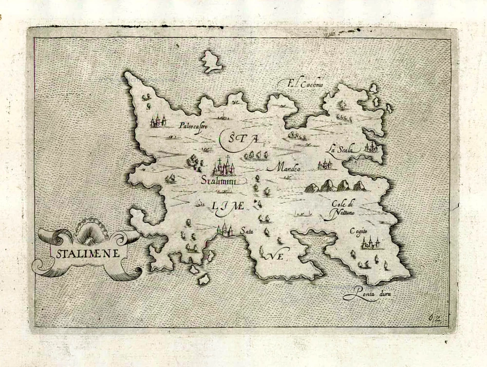 Lemnos by Giovanni Francesco Camocio