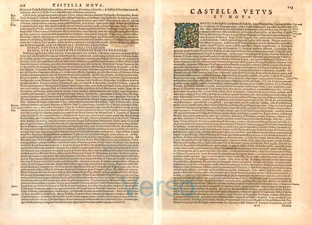 Castilla, by Jodocus Hondius. 