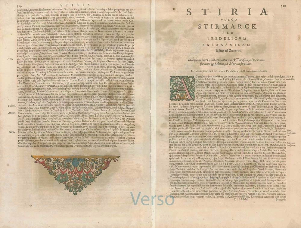 Steiermark, by Gerard Mercator.