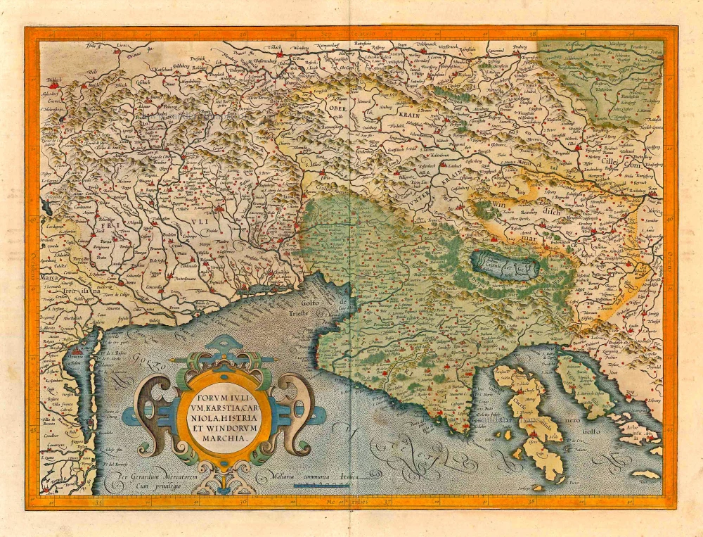 Friuli, by Gerard Mercator.