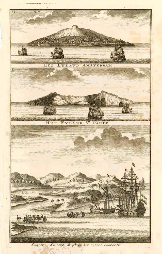 View of Australia, by François Valentyn.