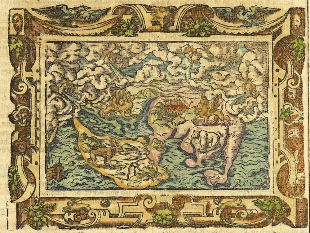 Daniel's Dream Map. The Wittenberg world map.