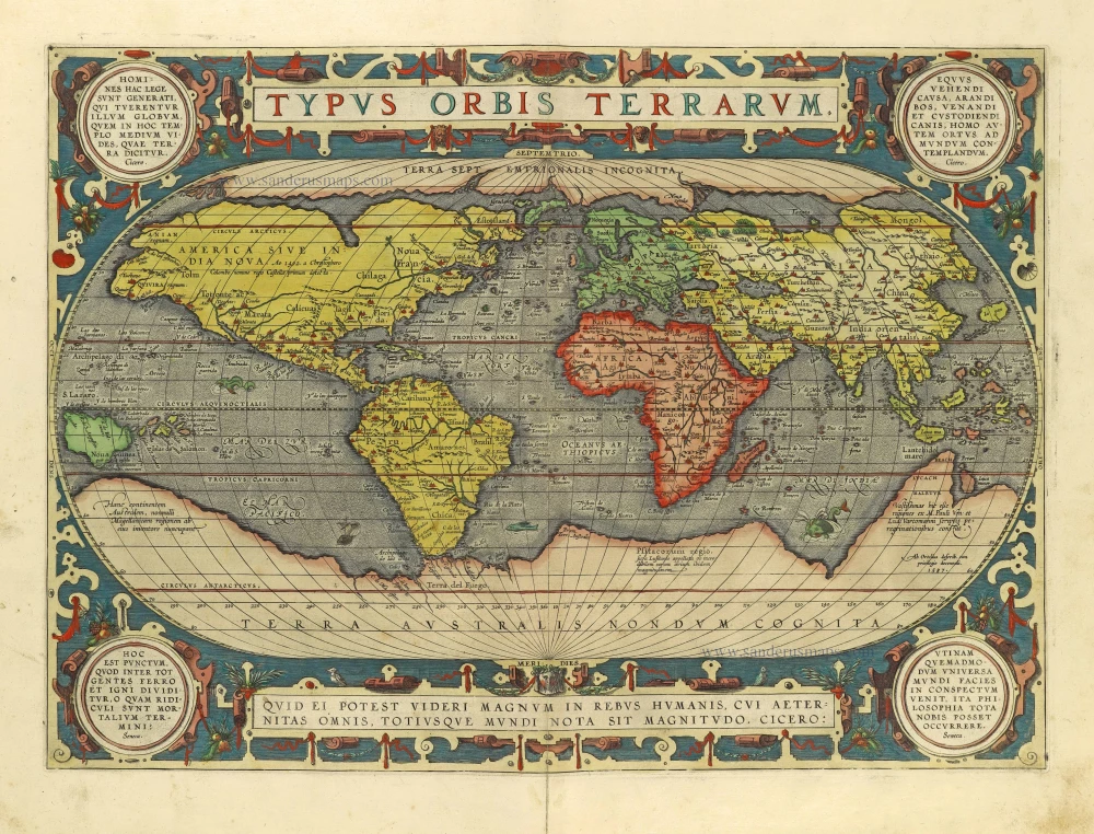 World by Abraham Ortelius
