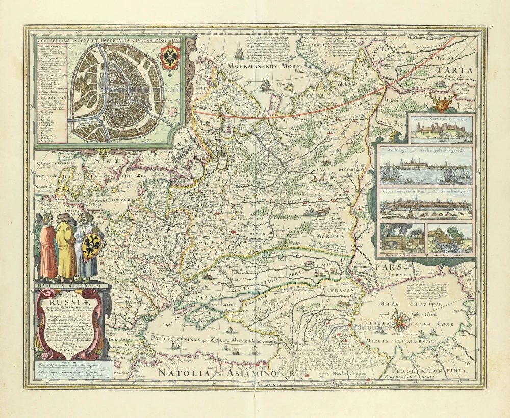 Russia by Claes Jansz Visscher.