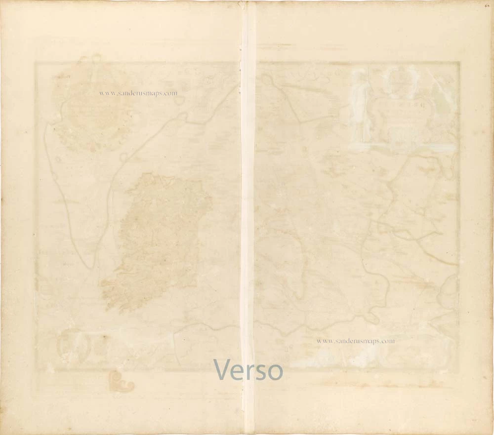 Drenthe, by Johannes Janssonius.