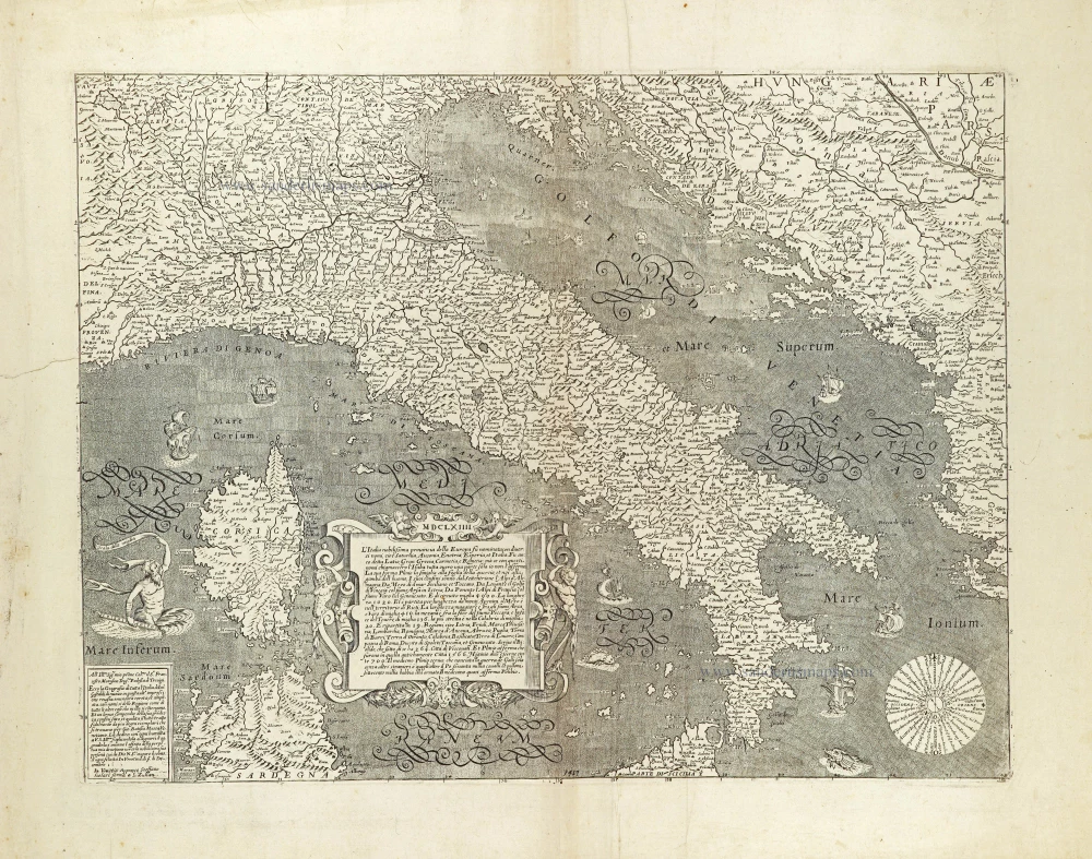 Italy by Donato Rascicotti, published in Venice by Steffano Scolari.