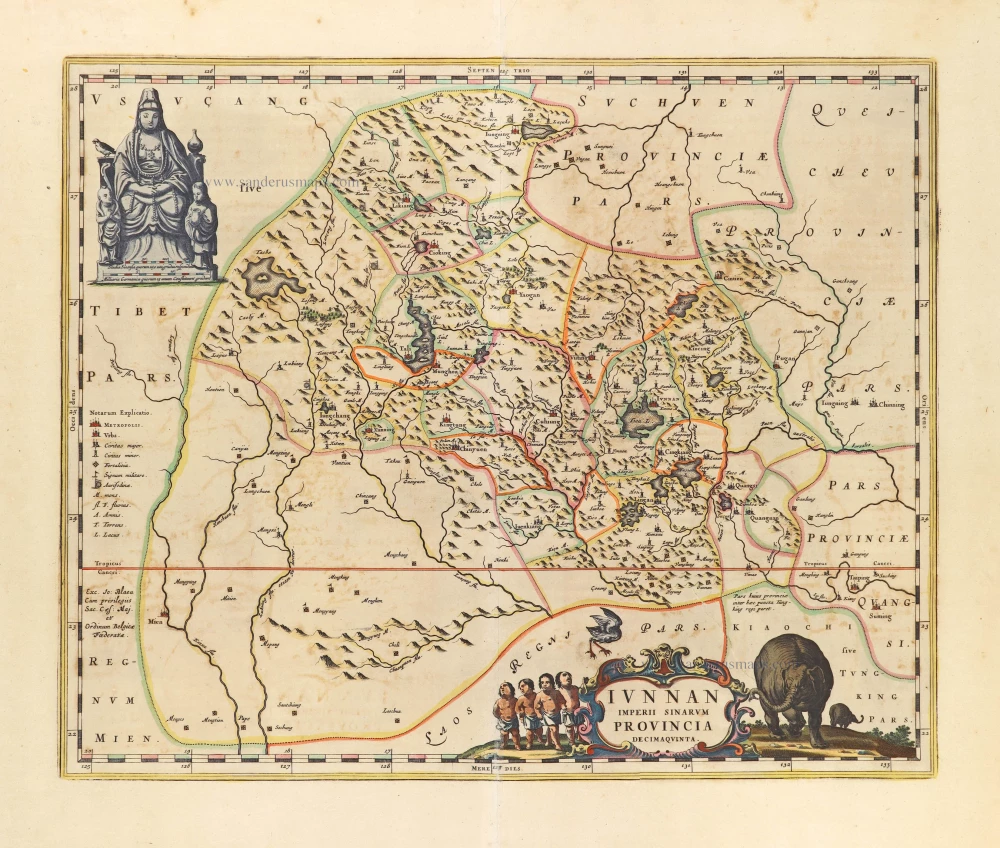China - Yun-nan by Joan Blaeu.