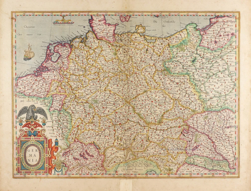 Germania by Gerard Mercator.