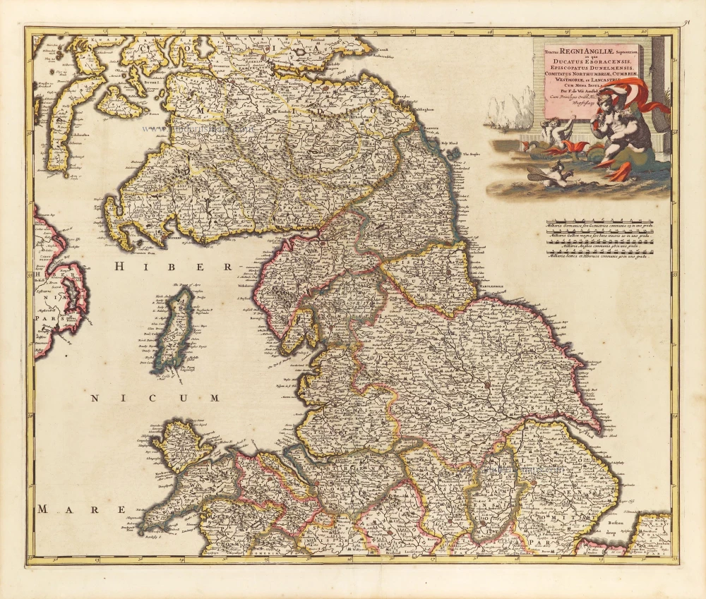 Northern England, by Frederick de Wit.