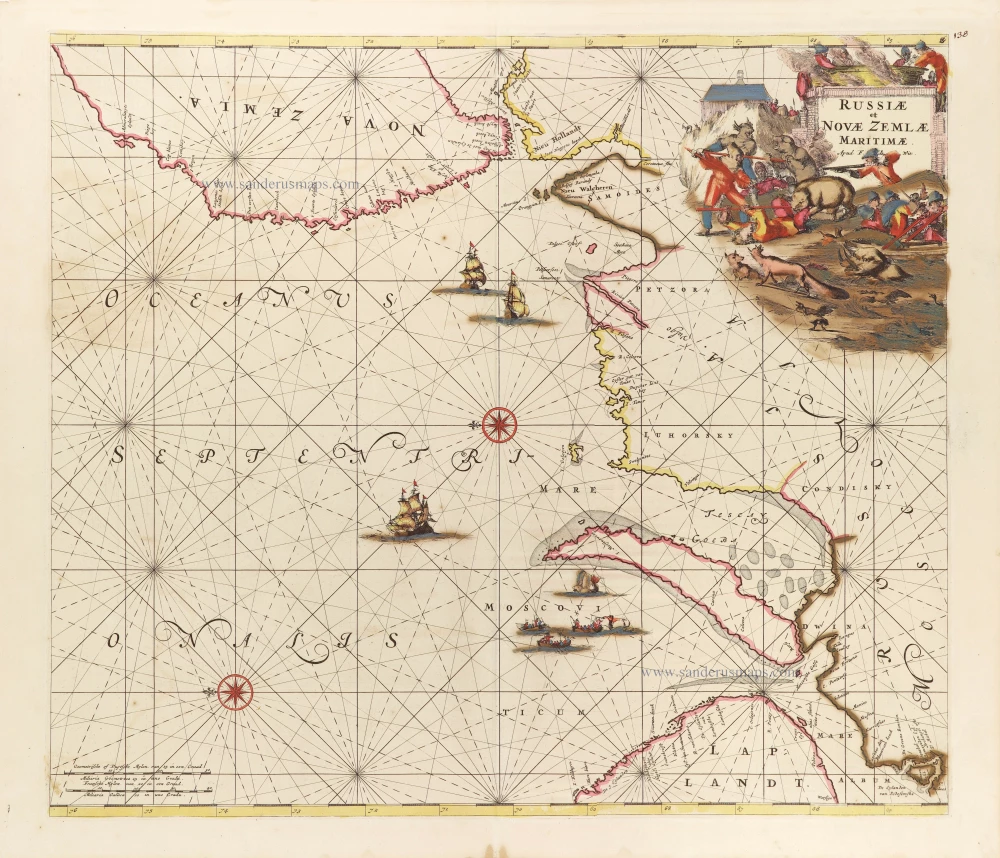 Northern Coast of Russia, by Frederick de Wit.