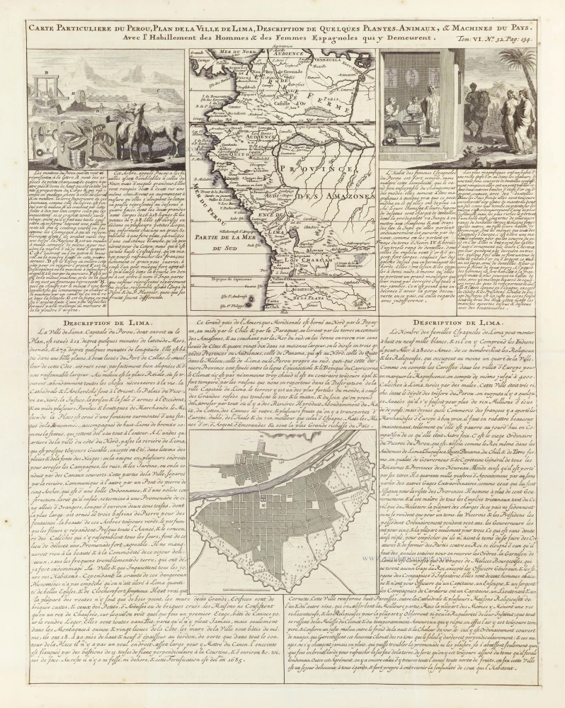 Northwest South America, by Zacharias Châtelain.
