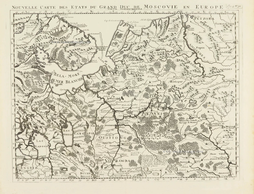 Northern European Russia, by Zacharias Châtelain.