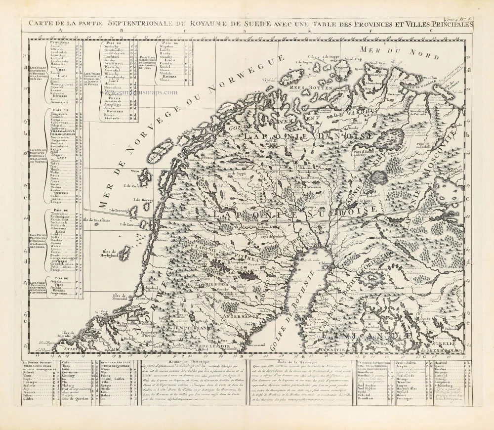 Northern Scandinavia by Zacharias Châtelain.
